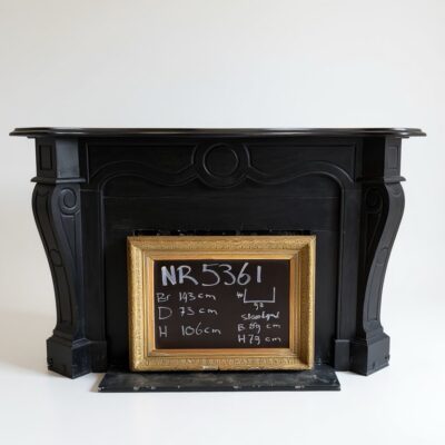 Black circulation fireplace No. 5361