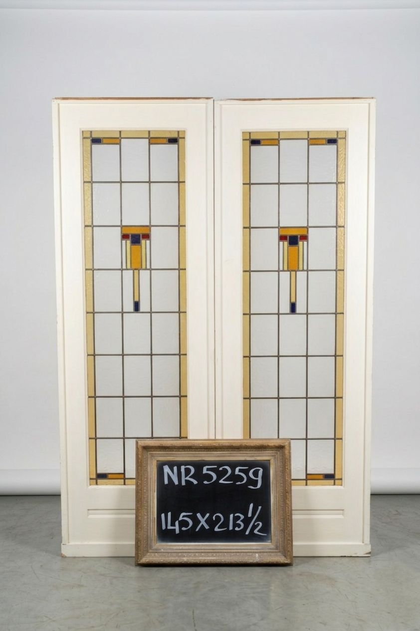 Glas in lood schuifdeuren 5259