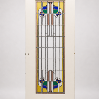 Stained glass doors