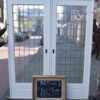 Stained glass sliding doors