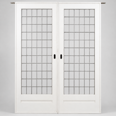 Stained glass sliding doors