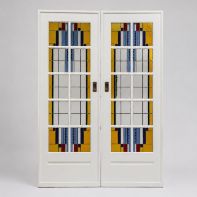 Glas in lood schuifdeuren | 154 x 207 | Nr. 5428