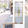 Stained glass door