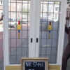 Stained glass sliding doors