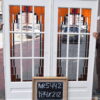 Stained glass sliding doors