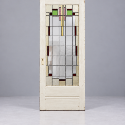 Stained glass door